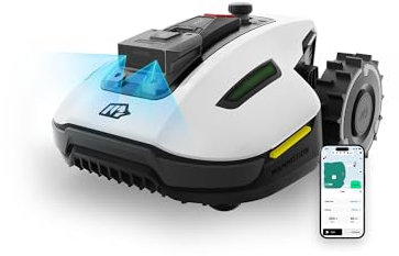 MAMMOTION YUKA Mini 500 Mähroboter ohne Begrenzungskabel,Empf. 500 m²(Max.700 m²), NetRTK+Vision Rasenmäher Roboter, KI Smarte Rasenroboter, App-Steuerung mit 4G-Modul, 50% Steigung