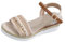 HOOUDO Sandali Ortopedici Donna,Sandali Tacco,Scarpe Trekking,Scarpe Tela,Ciabatte Antiscivolo,Ciabatte Ortopediche,Estive Comode Infradito,Oro Rosa Con Tacco