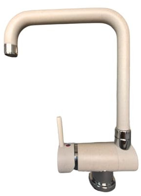 Paini, Samos, 781P582PA, Rubinetto Miscelatore Monocomando Cucina, Lavello, Cromato, Leva laterale con bocca alta orientabile ad angolo, sottofinestra, Design moderno, Made in Italy, Avena