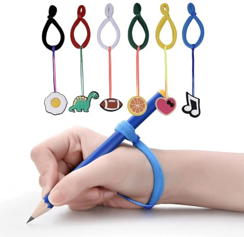 Muorruo 6 Pack Pencil Grips for Children's Handwriting, Ergonomic Pencil Grip Trainer for Toddlers, Writing Aid for Preschoolers for Left and Right Hand