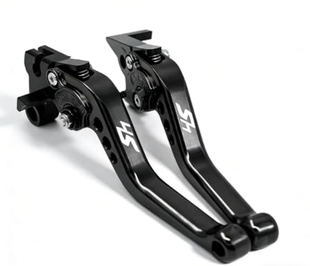 HZlailai Moto Leve freno per SH125 SH 125 sh125 2014-2025 2018 SH 125i Moto di alluminio di CNC regolabile brevi leve frizione Nero