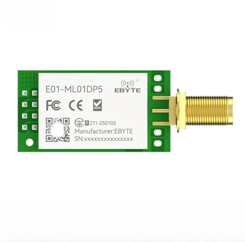nRF24L01 + PA + LNA RF Modul 2.4 GHz Wireless Modul Lange Reichweite 2500m 100mW SPI DIP SMA-K Antenne FCC, CE, RoHS E01-ML01DP5