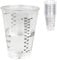 CANOPUS Paint Mixing Cups Pack of 25, 300 cc, 1/2 Pint, Multipurpose Plastic Mixing Cups, Plastic Graduated Cups
