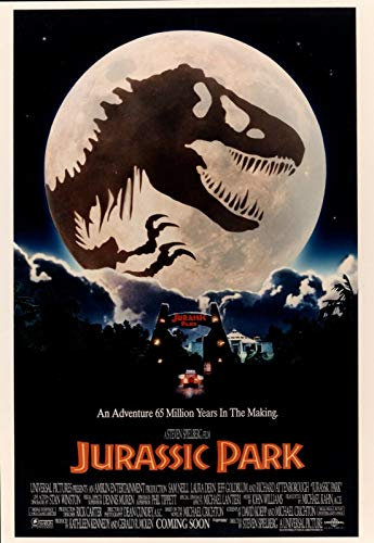 TNND Jurassic Park Filmposter (1993), Vintage-Filmposter, Heimdekoration, Wanddekoration, Metallschild, Poster, 20,3 x 30,5 cm