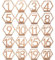 Hochzeit Tischnummern 1-20 Holz Tischnummern Dekoration Tischnummern Holz Party Deko Tischnummern Cafés Tischnummern Geburtstag Party Tischnummern für Hochzeit, Events oder Catering-Dekoration 20 Pcs