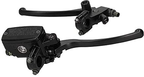 Leva Freno Idraulico in Lega di Alluminio CNC, Gruppo Leva Frizione Freno Idraulico Universale Nero da 22 Mm per Moto