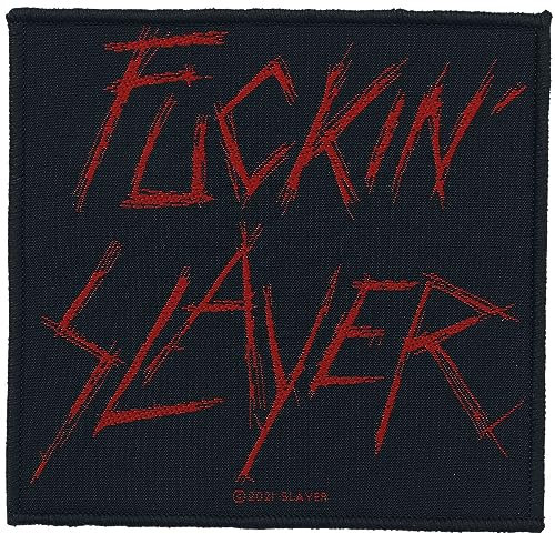 Slayer Slayer Unisex Patch schwarz/rot 100% Polyester Band-Merch, Bands