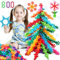 Vanmor Straw Constructor STEM Building Toys Sets, 600Pcs Interlocking Kreativität Vorschule pädagogische Engineering Spielzeug Feinmotorik Blöcke Connectors Kit für Kinder 3+ Jahre Jungen Mädchen