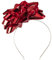 Ginger Ray Haarreif mit roter Schleife, Accessoire für Kostümpartys, H 19 cm x B 17 cm