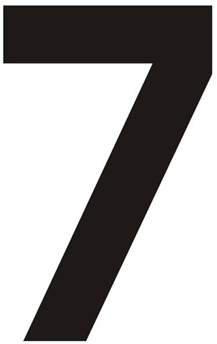 Shirtinstyle Zahlen Nummern selbsklebende Aufkleber, 0-9, Mülltone, Haustür, Basteln, Boote, Türen, Spint, Umkleide, Hausnummer 4-60cm Höhe viele Farben