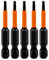 Aoktorkit 5 Pcs 3mm x 50mm Screwdriver Bit Set, Hex Impact Screwdriver Driver Bits, 1/4 Hex Shank, Anti Slip Drill Bits for Electric Hand Screwdrivers