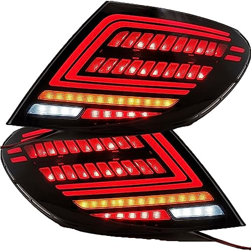 ORCOW 2 Pack Rücklicht Heckleuchte Rückleuchte für Benz W204 2007 2008 2009 2010 2011 2012 2013 2014, Auto Heckklappe Rückleuchten Linke Rechte Rücklichter Rücklicht-Montage Autoteile,A-Pair-2pcs