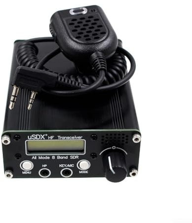 Mobile Transceiver, Ham Radio Transceiver, Usdr usdx+ Plus V2 8 Full Mode HF Ham Radio SSB QRP Transceiver, for Truck,Ship and Amateur