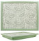 The Leonardo Collection William Morris Larkspur Plateau avec Pouf pour Servir des Plats | Jolis Plateaux pour Manger sur Les Genoux pour Le dîner ou Le déjeuner | Plateaux Alimentaires Nouvellement