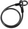 Bike Steel Cable 12 mm Security Vinyl Coated Steel Cable with Loop End Black