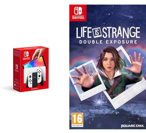 Nintendo Console Switch (modèle OLED) blanche & Life is Strange: Double Exposure