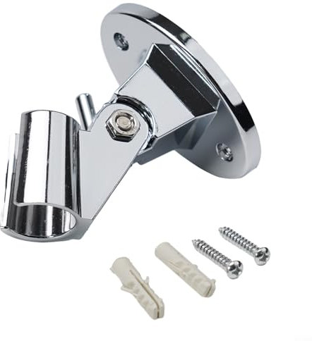 ComfyHarbor Duschkopfhalterung mit verstellbarem Winkel, Wandhalterung für Schläuche mit großem und kleinem Durchmesser