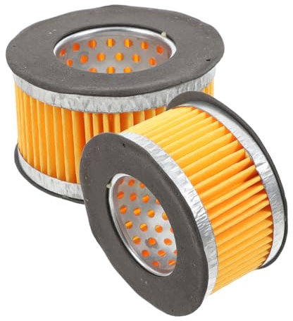 DIYEAH 2pièces Filtre De Remplacement Pour Compresseur Air Éléments De Filtration Papier Pour Compresseurs Ménagers Accessoires Universels Pour Pompe À Air Installation Facile