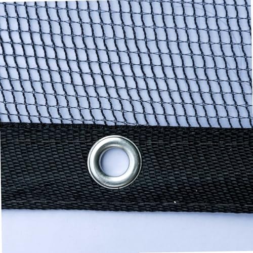 WERKA PRO Vielseitiges Schutznetz 100g/m2 8 x 14 m | Polyethylen, UV-beständig, vielseitig, robust, leicht, für den Außenbereich, 4 x 6 mm, schwarz, Volierensicherung