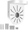Dome Camera Wall Bracket Mount Systems Space Saving Design for 3Inch Dome Cameras Outdoor Surveillances Systems Hemispheric Security Camera Holder