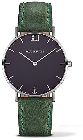 Paul Hewitt Unisex-Armbanduhr Analog Quarz Leder PH-SA-S-Sm-B-12M