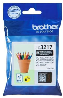 Brother,LCBK,Original AA8Tintenpatrone LC-3217BKschwarz (für BrotherMFC-J5330DW, -J5335DW, -J5730DW, -J5930DW, -J6530DW,-J6930DW, -J6935DW)