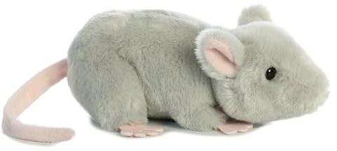 Aurora World Inc 31731 Souris Peluche Peluche, 8 , Gris