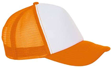 SOLS Unisex Bubble Kontrast Kappe (Einheitsgröße) (Weiß/Neon Orange)