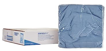Kimtech Mikrofaser-Poliertücher 7635 – 1 Box mit 25 Tüchern, blau