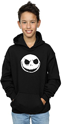 Disney Boys Nightmare Before Christmas Jack Skellington Face Hoodie