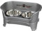 Neater Feeder Neater Pet Brands Express Gamelles surélevées pour Chien avec Support en Acier Inoxydable pour Nourriture et Eau Gris Acier Inoxydable