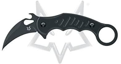 FKMD Karambit mit feststehender Klinge schwarz Griff G10 Scheide Kydex Art. FX-598