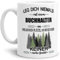 Tassendruck Berufe-Tasse Leg Dich Niemals mit einem Buchhalter an - Geschenk-Idee/Büro/Job/Arbeit/Witzig/Lustig/Weiss