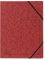 Exacompta 555415E 5er Pack Premium Eckspanner-Mappe. Made in Germany. Aus extra starkem Colorspan-Karton DIN A4 mit 2 Gummizügen Sammelmappe Dokumentenmappe ideal für Büro und Schule rot