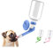Andiker No-Drip Pet Water Dispenser Bottle-Dog Kennel Cage Water Dispenser Water Drinker Kettle for Pets can be Raised and Lowered Drinking Water Feeding Water (Green)