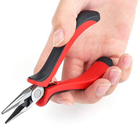 TuToy 23Pcs Tools Kit Box Pink Women Ladies Girls Female Hand Tools Pliers Portable