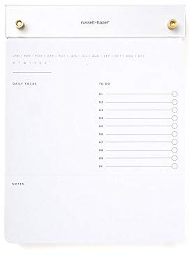 RUSSELL+HAZEL Acrylic Drafter’s Tablet, 6.375” W x 8.4375“ H, white (55748)