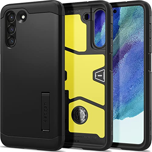 Spigen Tough Armor Hülle Kompatibel mit Samsung Galaxy S21 FE 5G -Schwarz