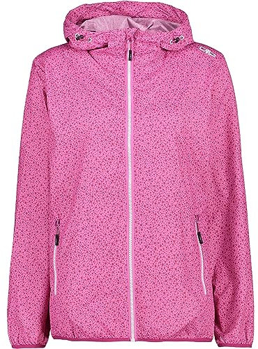 CMP - Veste femme avec capuche anti-pluie, Mauve, XXXL