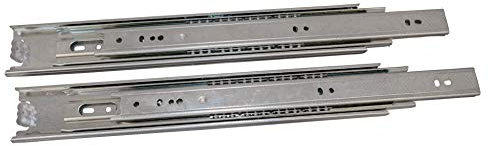 Ram Industrie - Série G48 - Paire de rails télescopiques pour tiroirs, charge 45 kg (800 mm)
