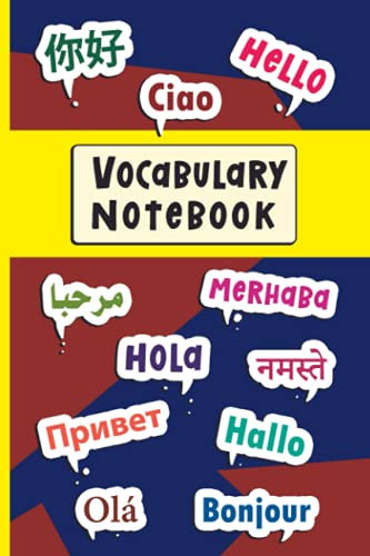 Vocabulary Notebook a handmade dictionary: Adult Foreign Language Learning Journal to practice vocab 100 sheets