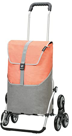 ANDERSEN Einkaufstrolley - Treppensteiger Royal Shopper Vigo apricot 46 L einkaufen,hochwertig, Aluminium, klappbar, Räder abnehmbar, ...