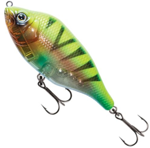 Fox Rage Hitcher Jerk & Twitch UV 80mm 20g lipless Sinking Jerkbait, Farbe:Sun Tiger