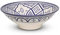 Marokkanische Schale Blau Nakhil Mya Ø 30 x 11cm | Safaary