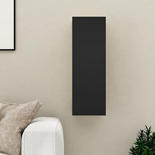 - Entertainment Centres & TV-Ständer, TV-Schrank, schwarz, 30,5 x 30 x 90 cm, Spanplatte