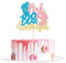 1Pcs Pink or Blue We Love You Cake Topper Winter Gender Reveal Cake Topper Snowflake Gender Reveal Cake Topper Decoration for Winter Baby Shower Decorations