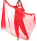Hayaww Bauchtanzschleier Schal, Damen Chiffon Bauchtanz Schal Schleier Damen Bauchtanz-Schal Damen Bauchtanzschleier Womens Bauchtanz-Schal, 2.2x1.2m, FüR Show, Party, Feier, Unterhaltung, Proben(Rot)