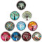 SUNNYCLUE 1 Box 30 Stück Snap Schmuck Charms 18 mm Druckknöpfe Schmuck Charm Baum Des Lebens Glas Druckknöpfe Bulk Austauschbare Knöpfe Für Schmuck Breakaway Lanyard Halskette Armbänder Erwachsene DIY