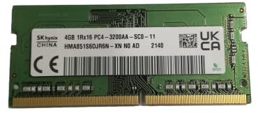Memoria RAM 4GB SO-DIMM DDR4HMA851S6DJR6N-XN 3200MHz RAM per Laptop e PC Alta Velocità e Affidabilità