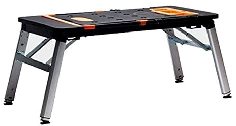 Multifunktionale Werkbank Pferd Hocker Edelstahl DIY Konsole Trolley Gerüst Mobile Plattform Leiter für Holzbearbeitung Werkzeuge